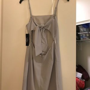 Lulu’s grey/blue mini dress